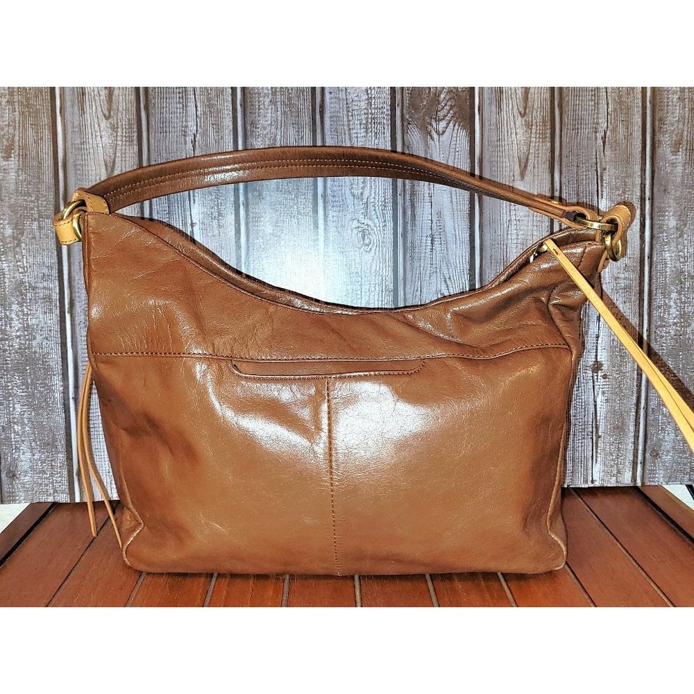 HOBO Brown Leather Crossbody handbag, Delilah